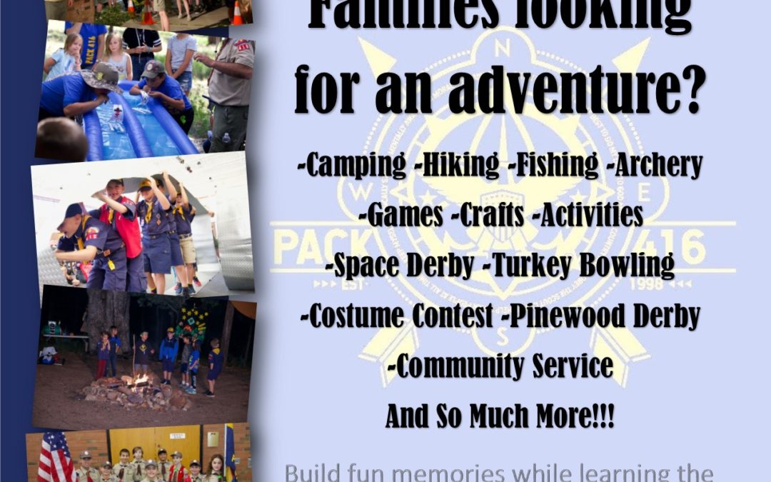 Cub Scouts Intro to Family Camping