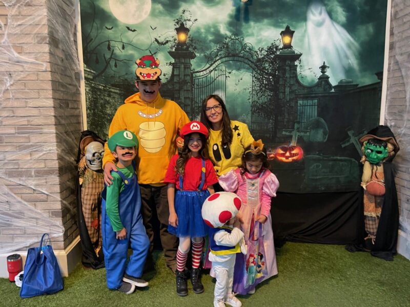 Halloween Trick or Treating at Flagstaff Mall Mario Bros.